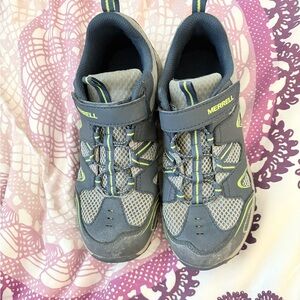 Merrell Kids' Sneakers in Gray and Lime